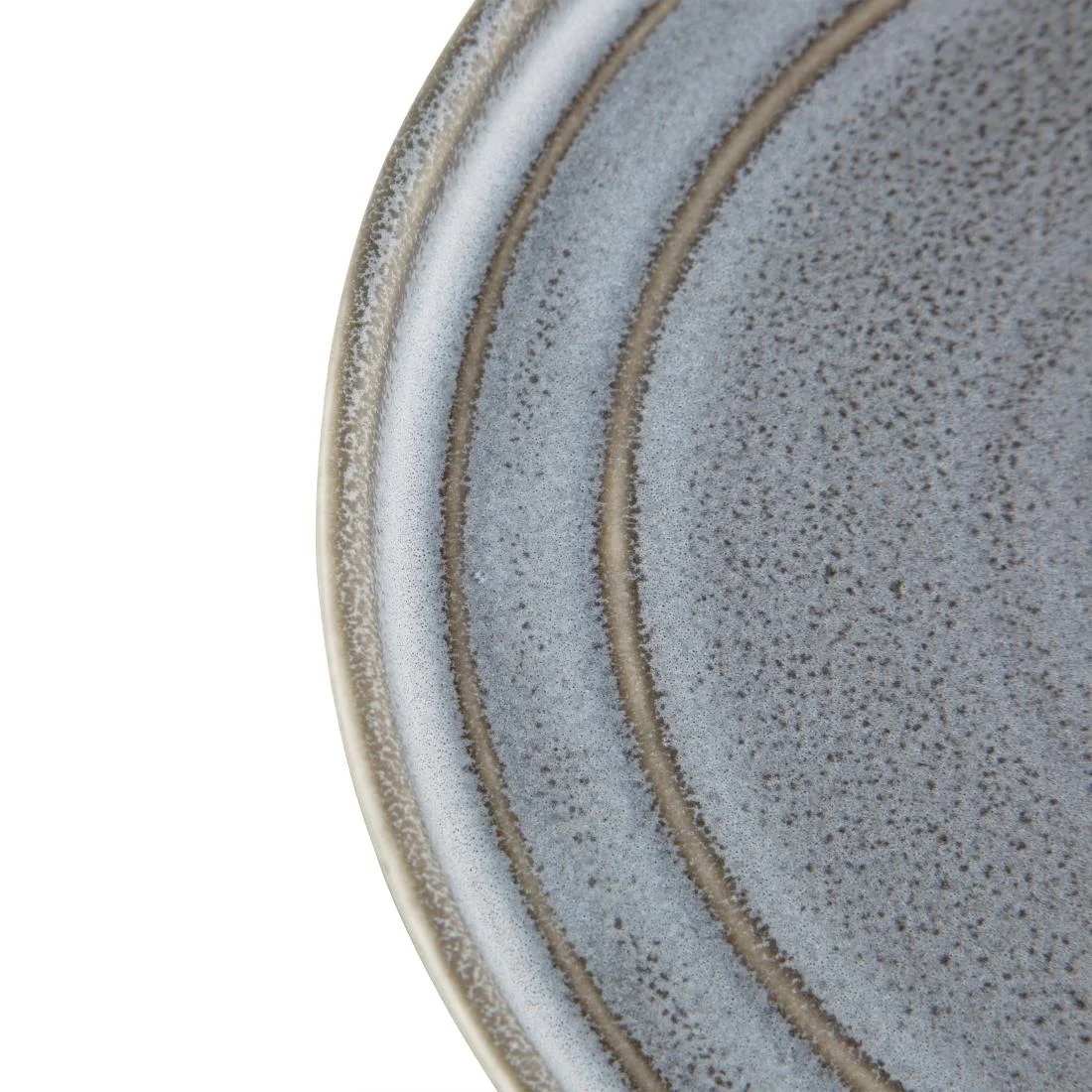 Olympia Cavolo Flat Round Plates Charcoal Dusk 180mm (6 Pack) - Image 5