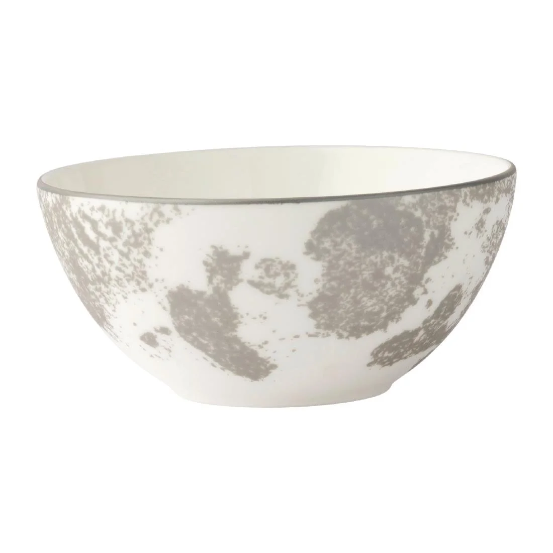 Royal Crown Derby Crushed Velvet Grey Bowls 115mm (6 Pack)
