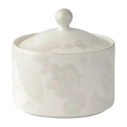Royal Crown Derby Crushed Velvet Pearl Charnwood Sugar Pot (6 Pack)