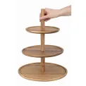 Olympia Acacia 3-Tier Stand 305(Ø) x 395(H)mm - Image 7