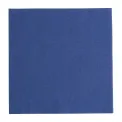Fiesta Recyclable Dinner Napkin Dark Blue 40x40cm 3ply 1/4 Fold (Pack of 1000) - Image 1