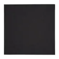 Fiesta Recyclable Dinner Napkin Black 40x40cm 3ply 1/4 Fold (Pack of 1000) - Image 1