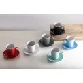 Olympia Cafe Flat White Cups Charcoal 170ml (12 Pack) - Image 2