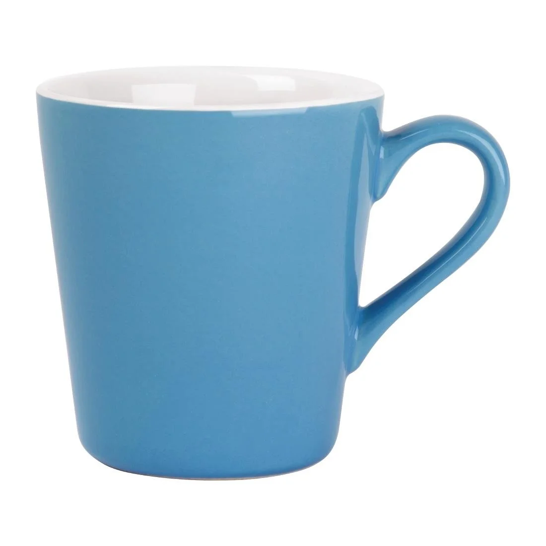 Olympia Cafe Flat White Cups Blue 170ml (12 Pack) - Image 1
