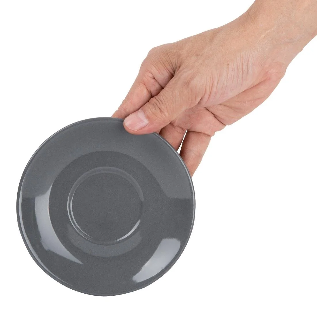 Olympia Cafe Charcoal Saucers 131mm (12 Pack) - Image 8