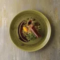 Stonecast Plume Olive Coupe Plates 10 1/4 " (12 Pack) - Image 3