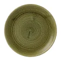 Stonecast Plume Olive Coupe Plates 8 2/3 " (12 Pack) - Image 1