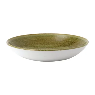 Stonecast Plume Olive Coupe Bowls 40oz (12 Pack)