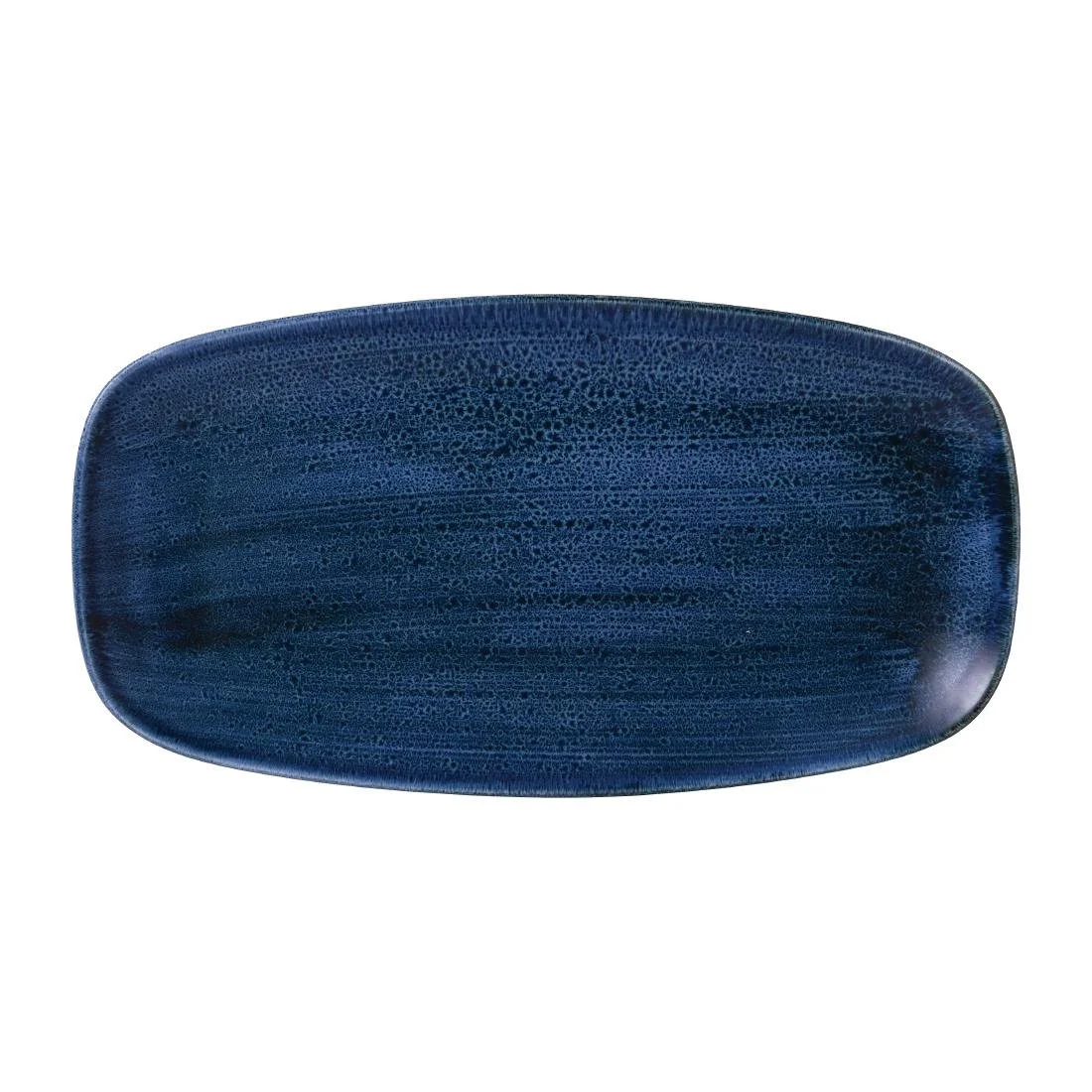 Stonecast Plume Ultramarine Chefs' Oblong Plates No. 4 13 7/8 x 7 3/8 " (6 Pack)