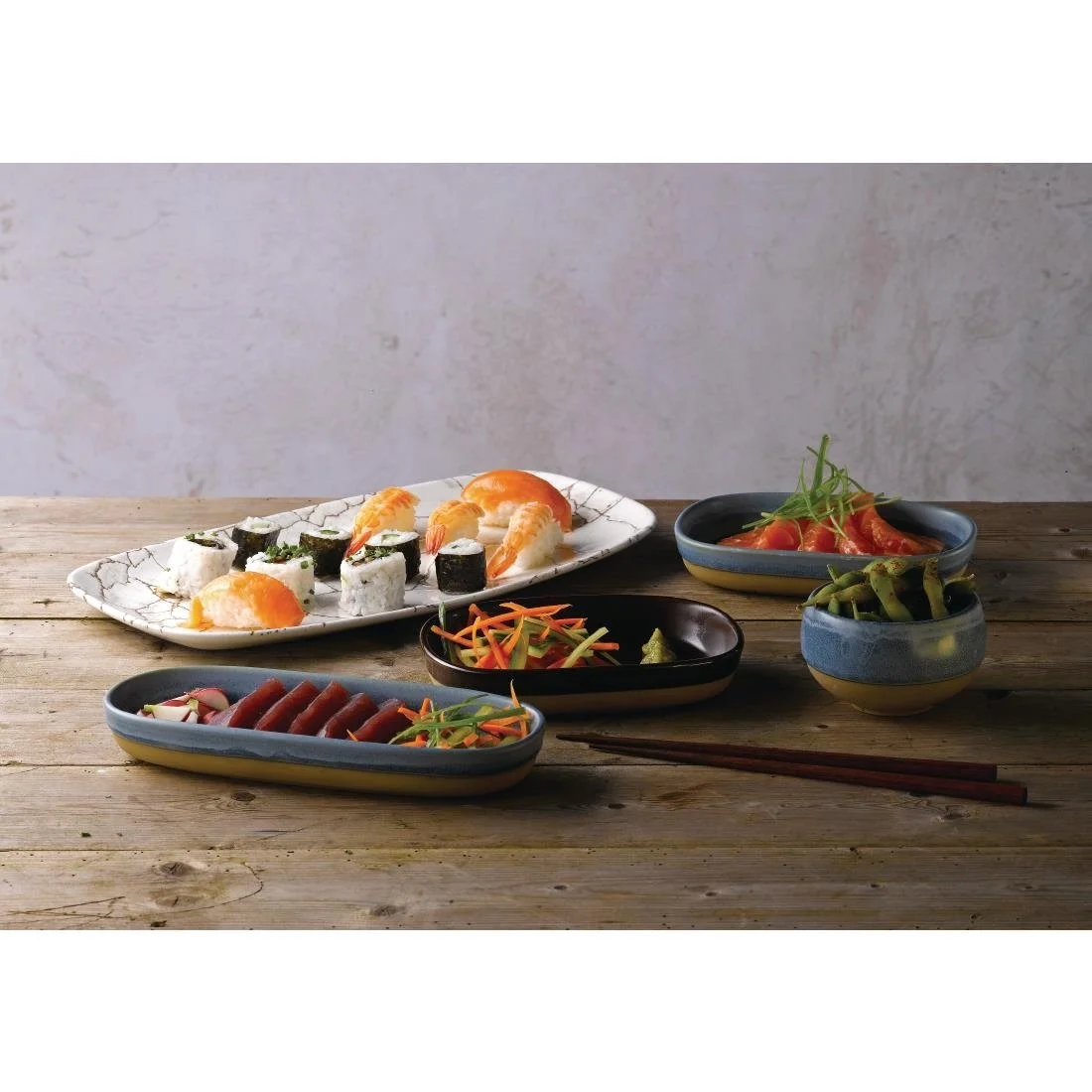 Churchill Emerge Oslo Blue Dishes 120x90mm (6 Pack) - Image 7