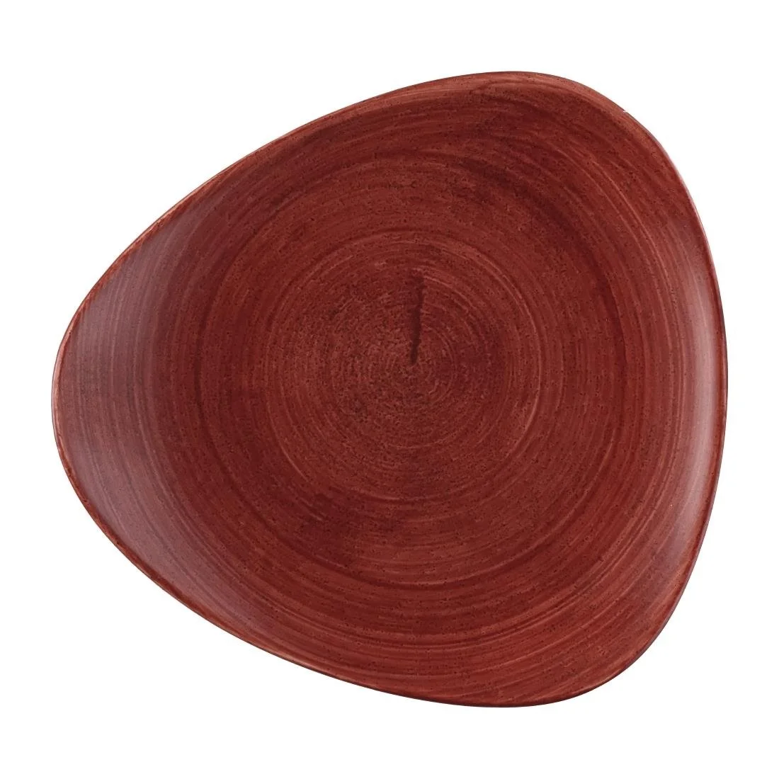 Churchill Stonecast Patina Lotus Plate Red Rust 229mm (12 Pack) - Image 1