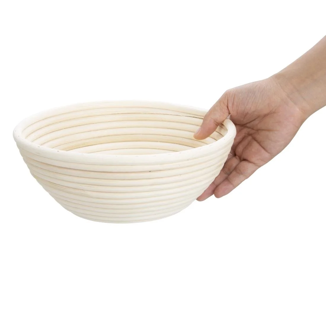 Vogue Rattan Proving Round Basket 220x80mm - Image 4