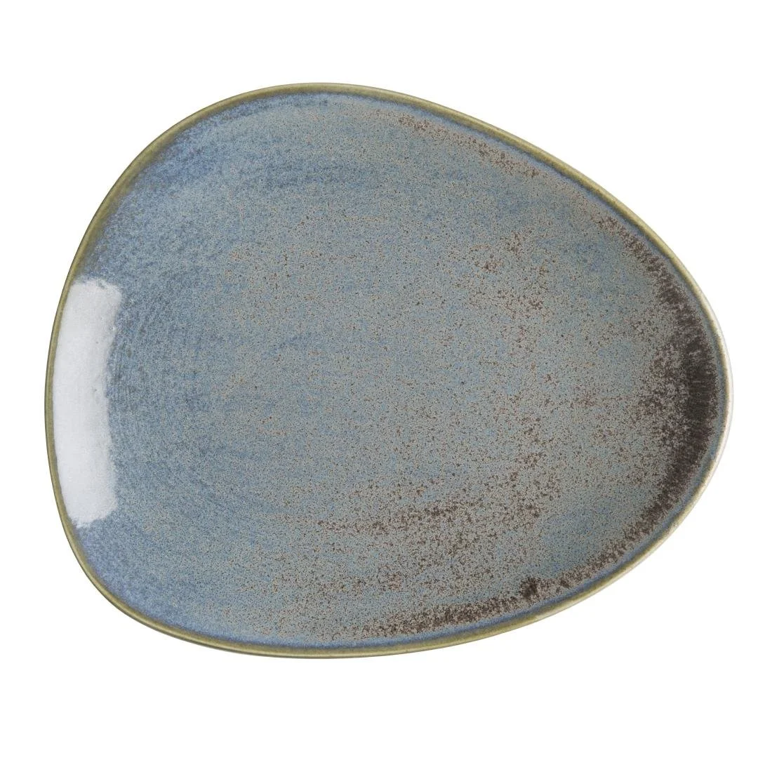 Olympia Ember Triangle Plates Blue 190mm (6 Pack) - Image 7