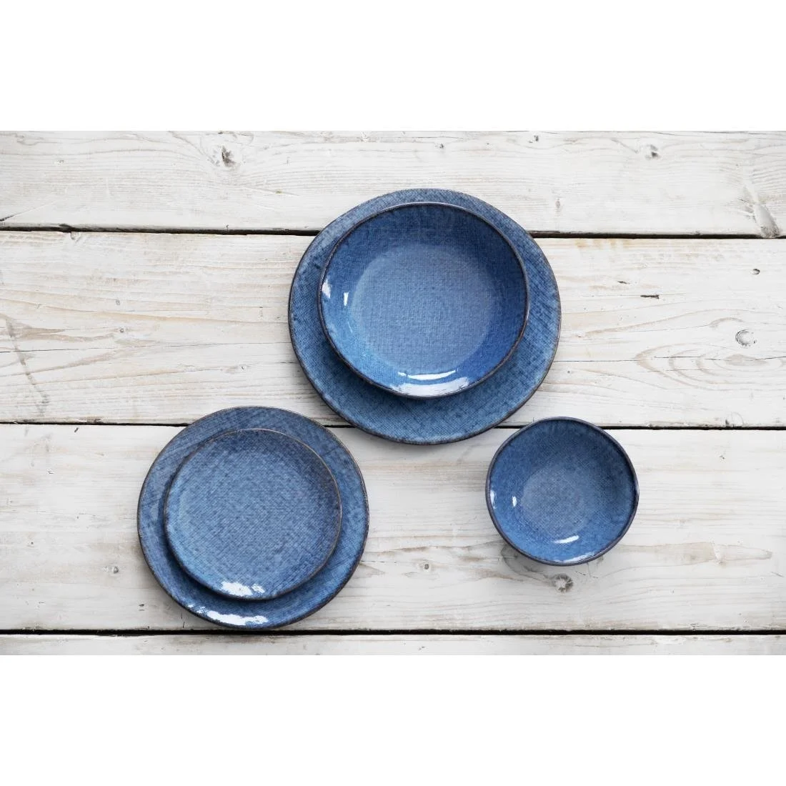 Olympia Denim Coupe Plates Blue 180mm (6 Pack) - Image 8