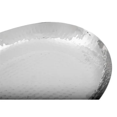 Olympia Hammered Stainless Steel Oval Dish 280x230mm - Image 8