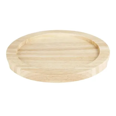 Olympia Cast Iron Round Eared Dish Hevea Board 235mm