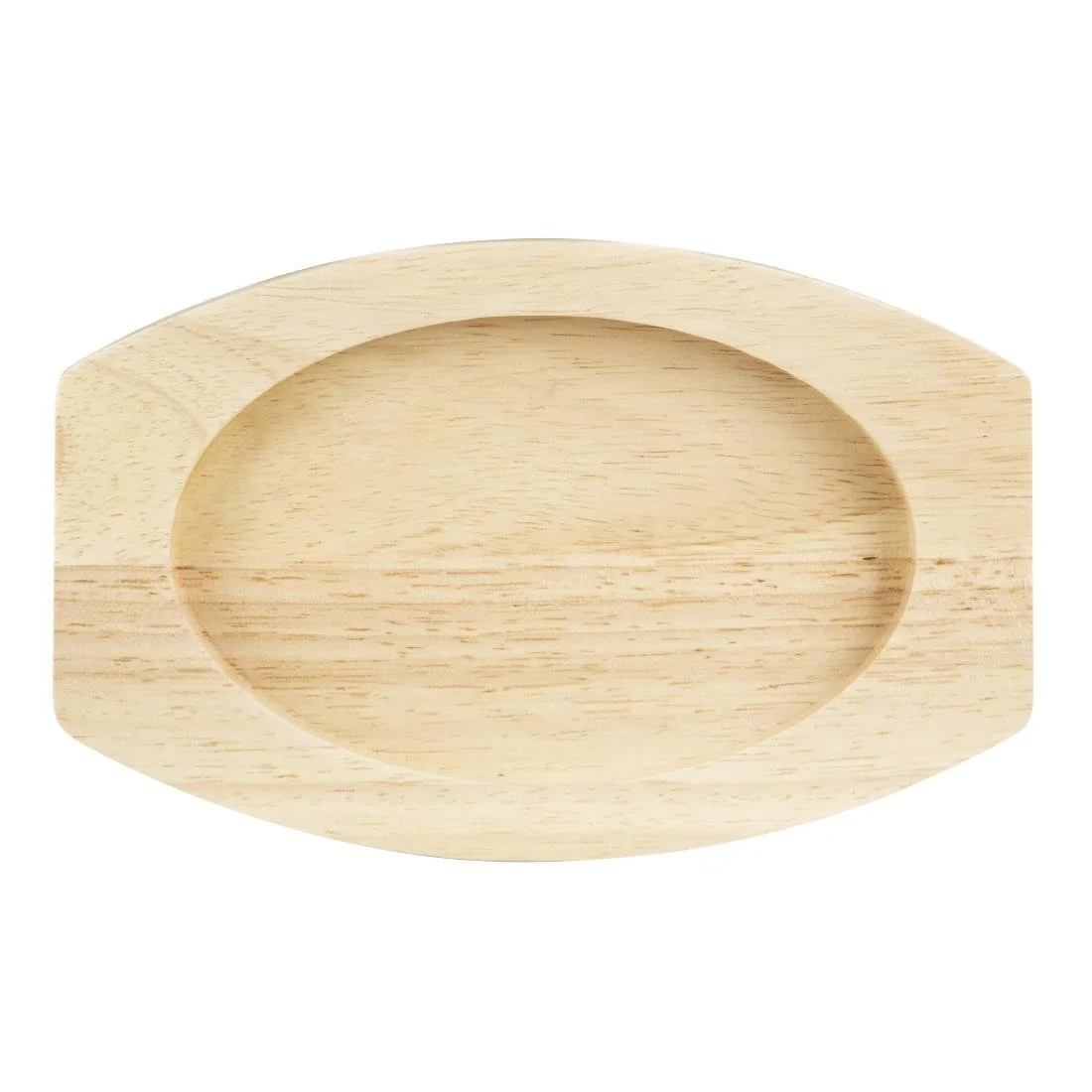 Olympia Cast Iron Oval Eared Dish Hevea Board 210x120mm - Image 3