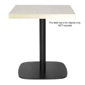 Bolero Black Cast Iron Table Base 720x600mm - Image 3