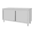 Vogue Standing Floor Cupboard Stainless Steel 900x1800x600mm - Image 1