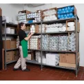 Cambro Camshelving Basics Plus 4 Tier Shelving Starter Unit 1830 x 460mm - Image 7