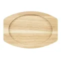 Olympia Cast Iron Oval Eared Dish Hevea Board 260x165mm - Image 3