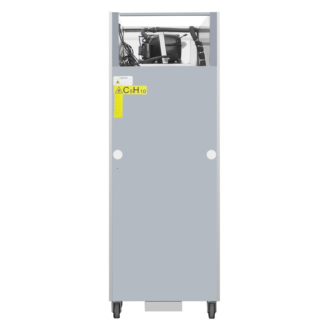Polar Single Door Freezer Stainless Steel 600Ltr
