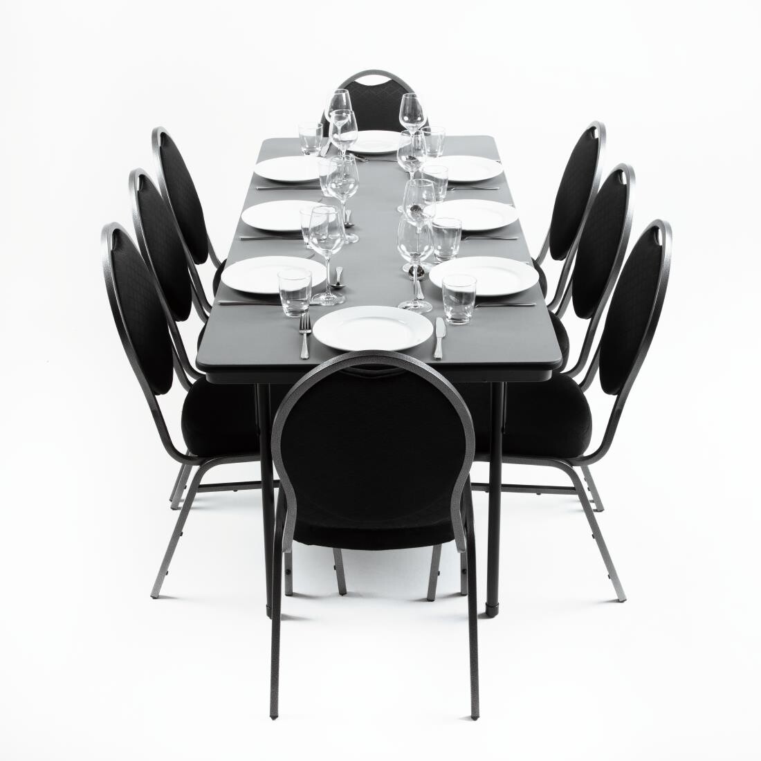 Bolero ABS Folding Banquet Rectangular Table 6ft