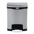 Rubbermaid Slim Jim Front Step on Stainless Steel 30L