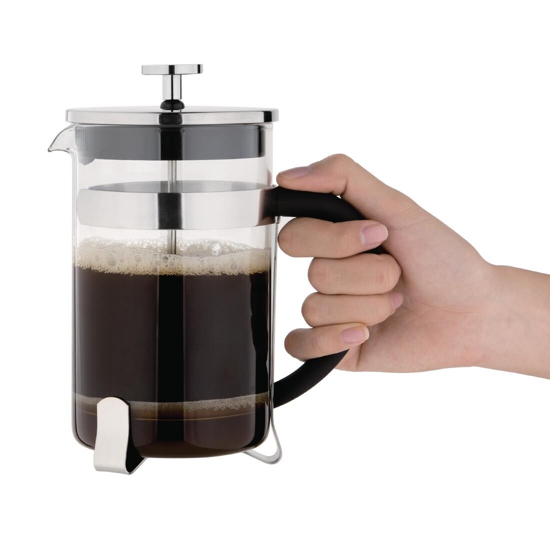Olympia Stainless Steel Cafetiere 6 Cup