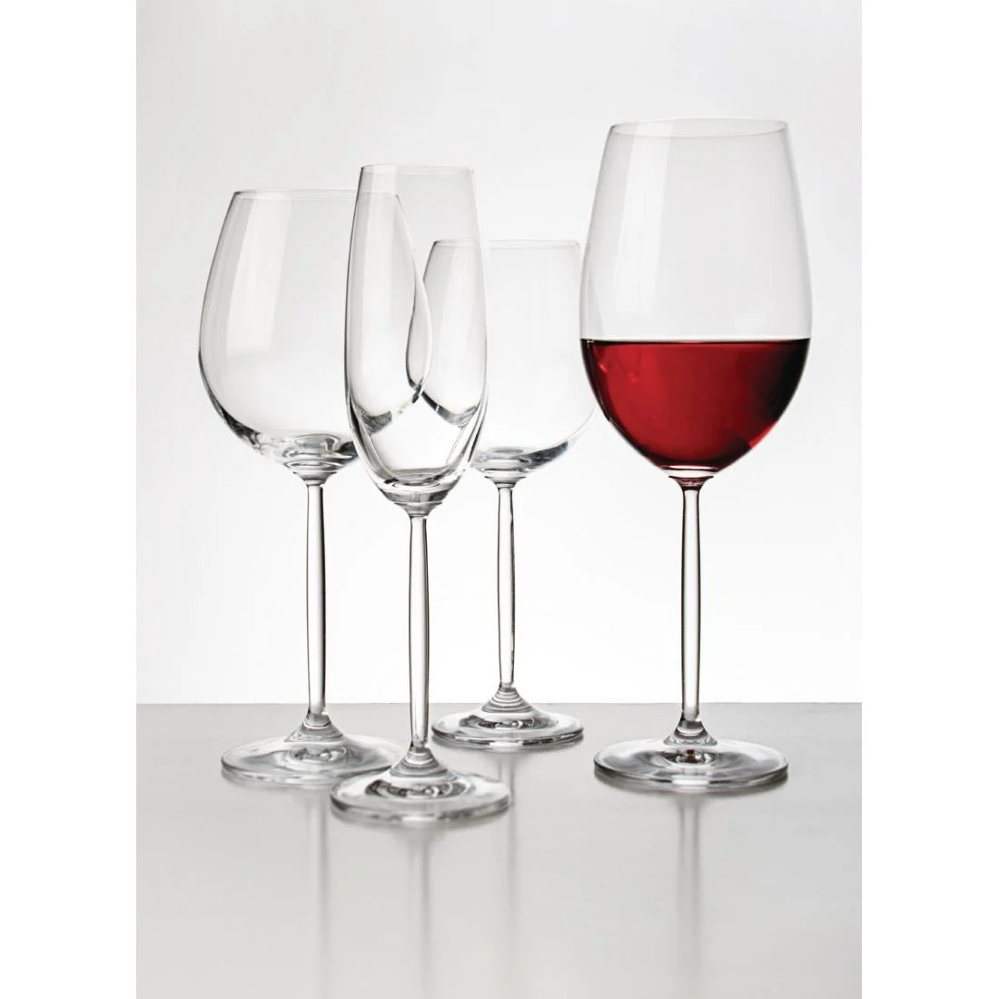 Olympia Chime Crystal Wine Glasses 620ml