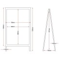 Olympia Pavement Board 1200 x 700mm Wood Framed