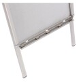 Olympia Clip Frame Pavement Sign 910 x 463mm Aluminium