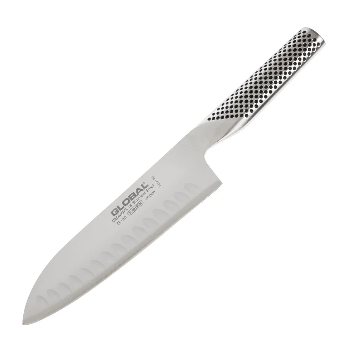 Global G 48 Santoku Fluted Knife 18cm - Image 1