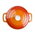 Vogue Orange Round Casserole Dish 3.2Ltr