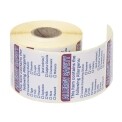 Vogue Allergen Food Labels