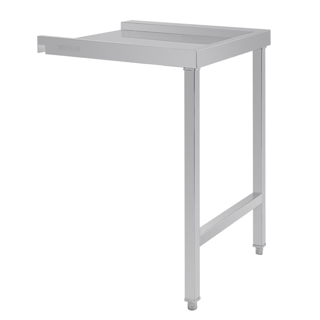 Vogue Pass Through Dishwash Table Left 600mm