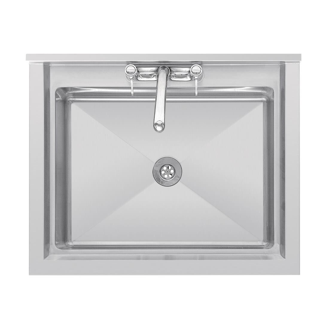 Vogue Stainless Steel Midi Pot Wash Sink with Undershelf