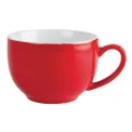 Olympia Cafe Cappuccino Cups Red 340ml - Image 1