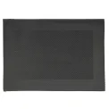 APS PVC Placemat Fine Band Frame Black - Image 1