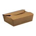 Vegware Compostable Paperboard Food Boxes No.5 1050ml / 37oz (Pack of 150) - Image 1