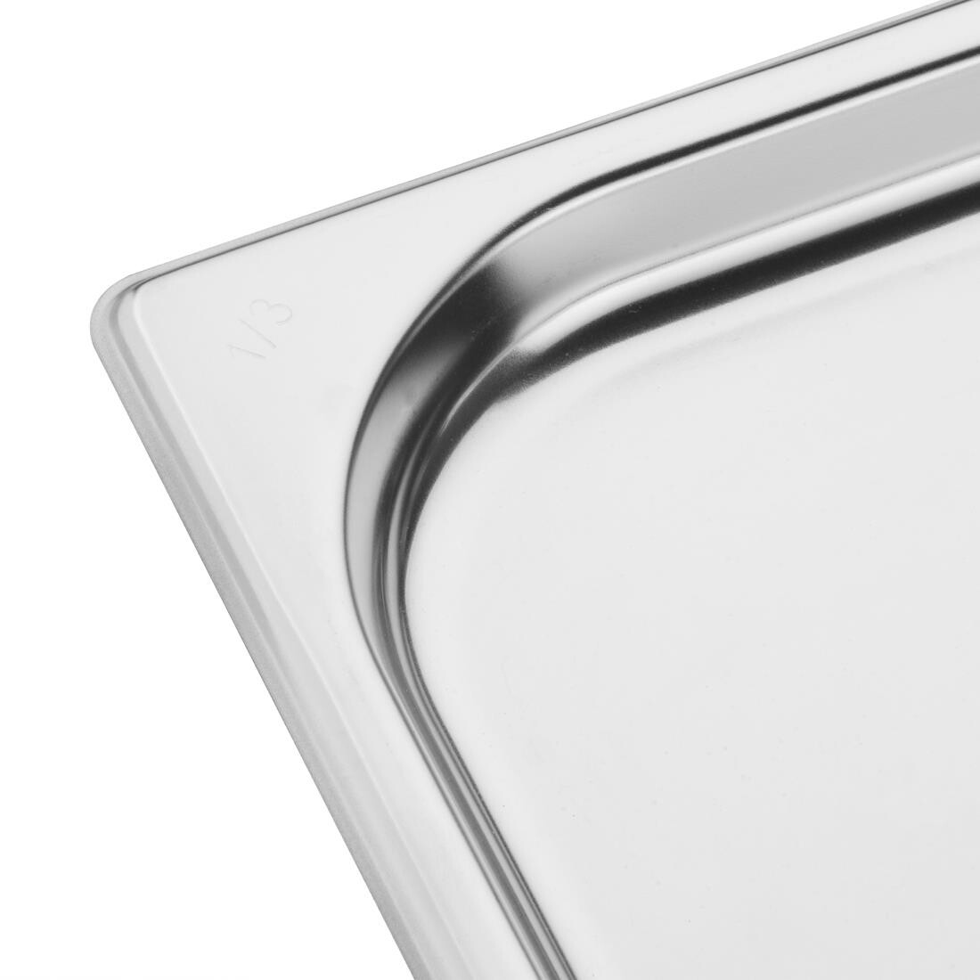 Vogue Stainless Steel GN 1/3 Pan 20mm