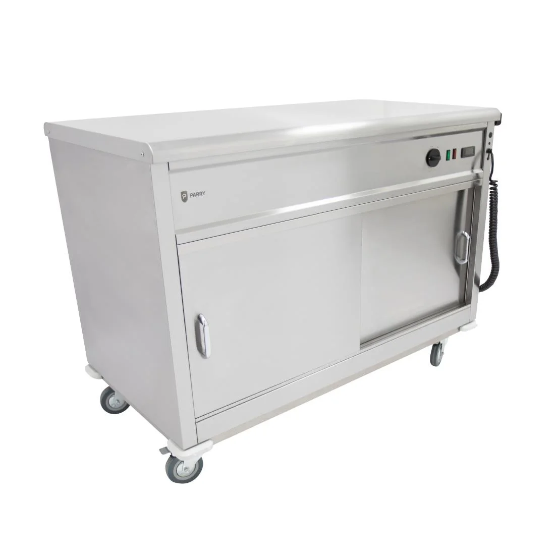 Parry Mobile Hot Cupboard with Flat Top MSF12 - Image 1