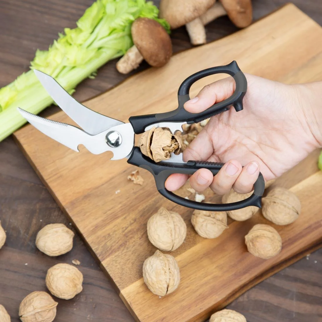 Vogue Multi-Purpose Stainless Steel Kitchen Scissors - Image 5