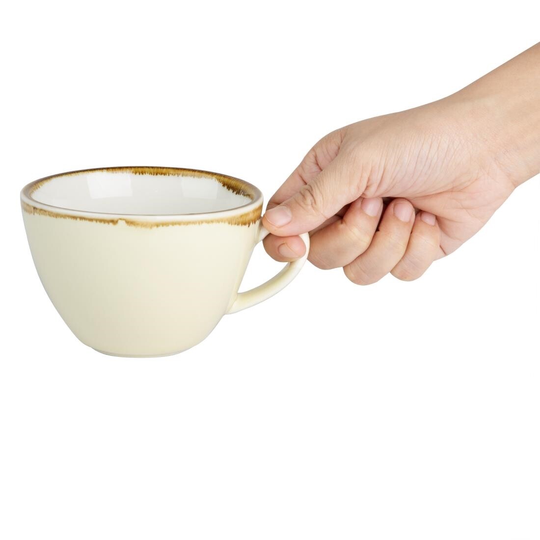 Olympia Kiln Cappuccino Cup Sandstone 340ml