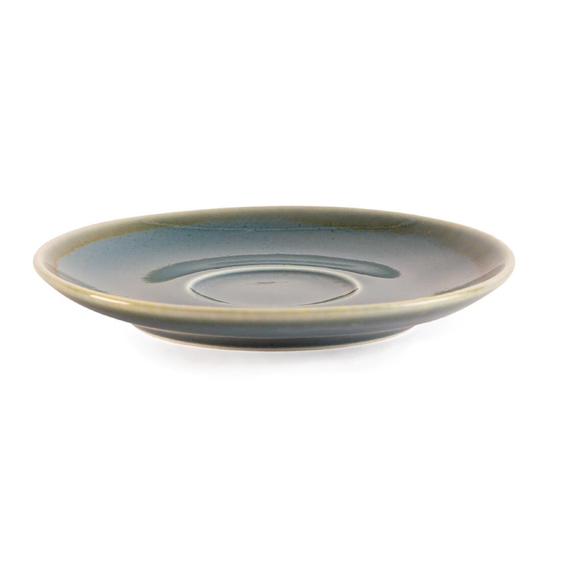 Olympia Kiln Cappuccino Saucer Ocean 140mm