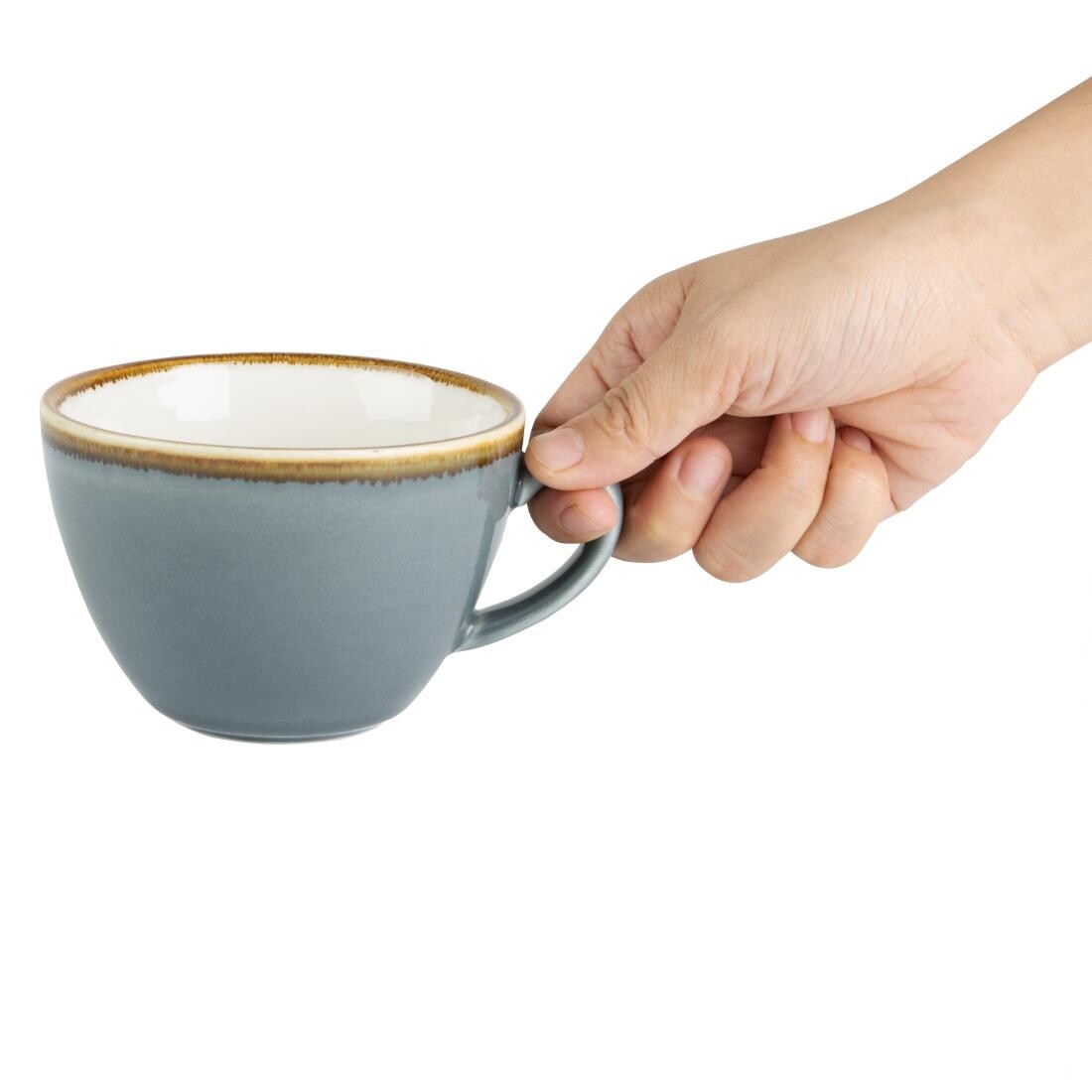 Olympia Kiln Cappuccino Cup Ocean 340ml