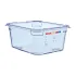 Araven ABS Food Storage Container Blue GN 1/2 150mm