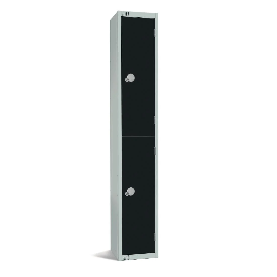 Elite Double Door Electronic Combination Locker Black - Image 1