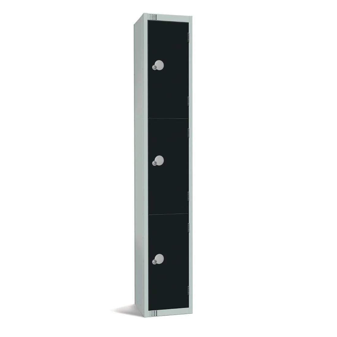 Elite Three Door Electronic Combination Locker Black - Image 1