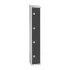 Elite Four Door Camlock Locker with Sloping Top Graphite Grey